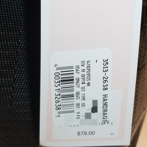 NEW Black Juicy Couture Ever After Crossbody Purse - Picture 10 of 10